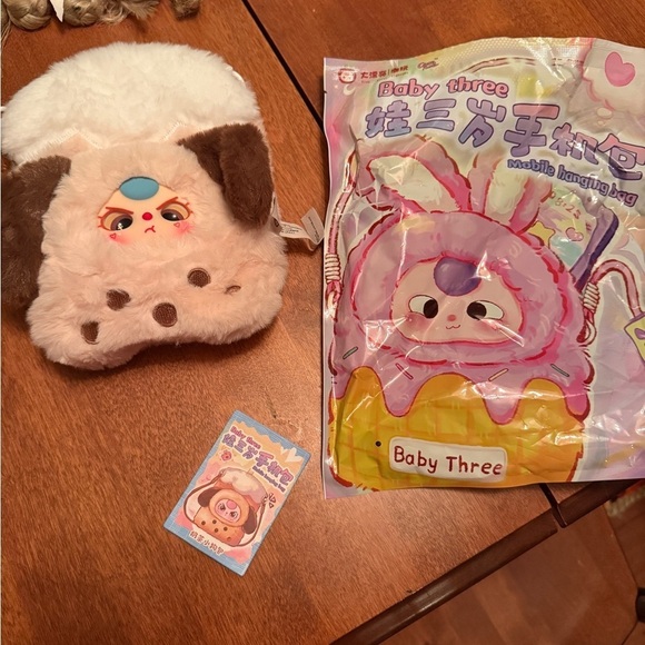 Baby Three Other - Plush Baby Three crossbody Bag - confirmed (shown) comes w everything in photo